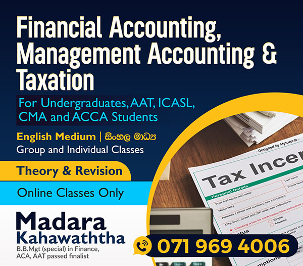 Financial Accounting, Management Accounting & Taxation