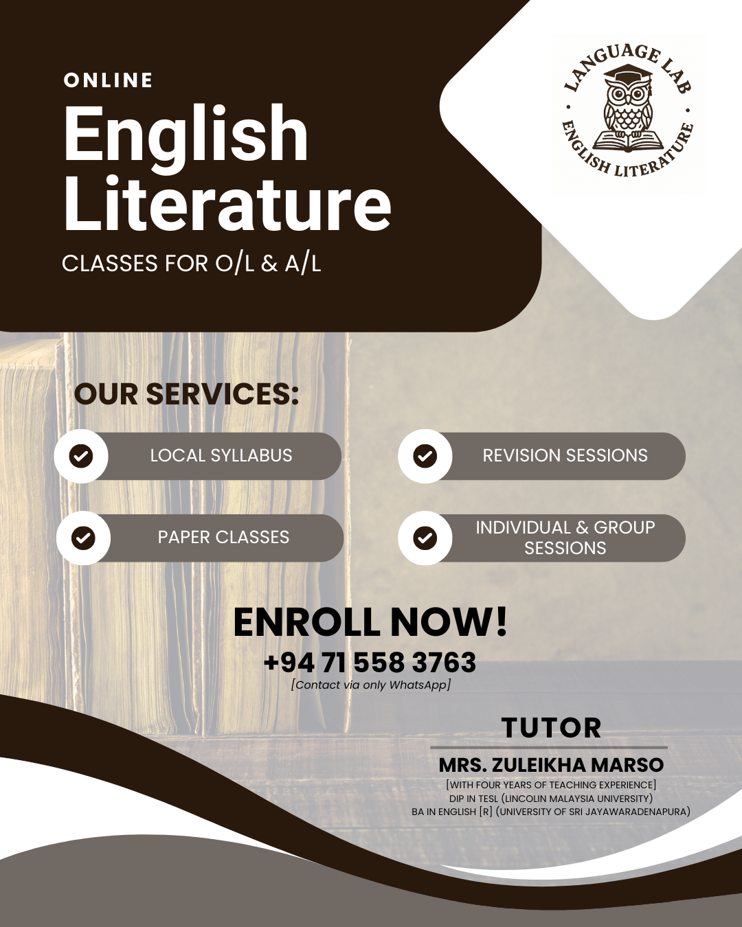 O/L & A/L English Literature