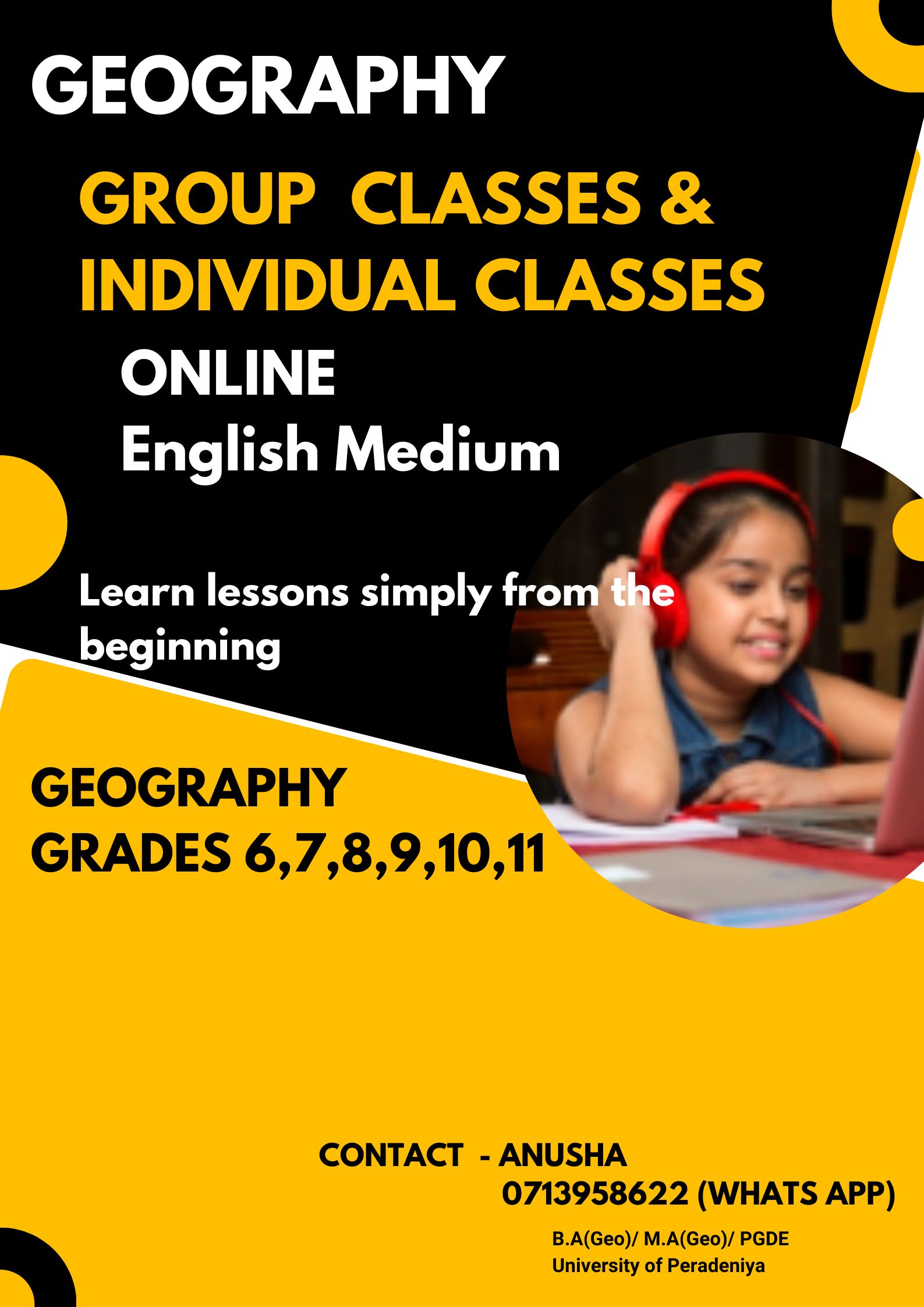 Geography English Medium Group  & Individual Online class for Grades 6,7,8,9,10,11