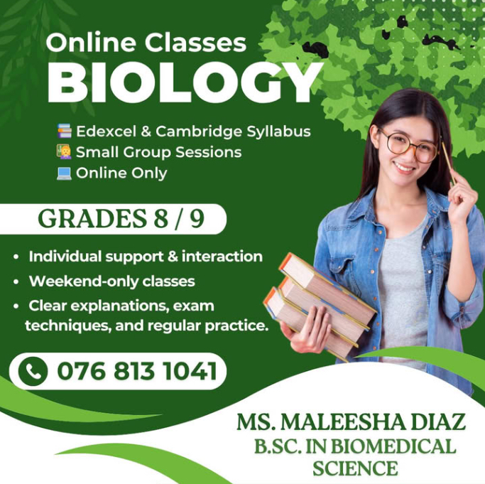 Biology Cambridge/Edexcel Classes (Grades 8/9)
