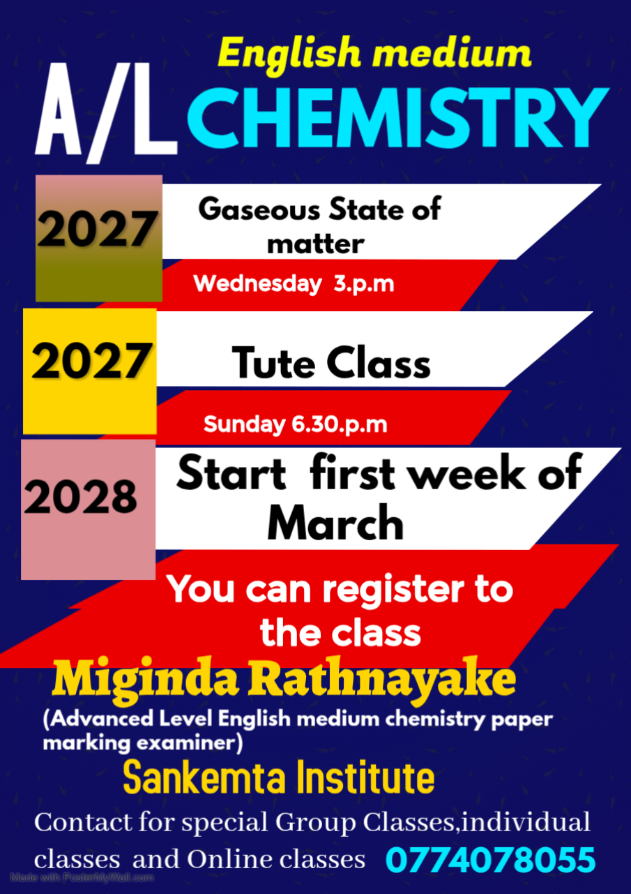 Advanced Level chemistry