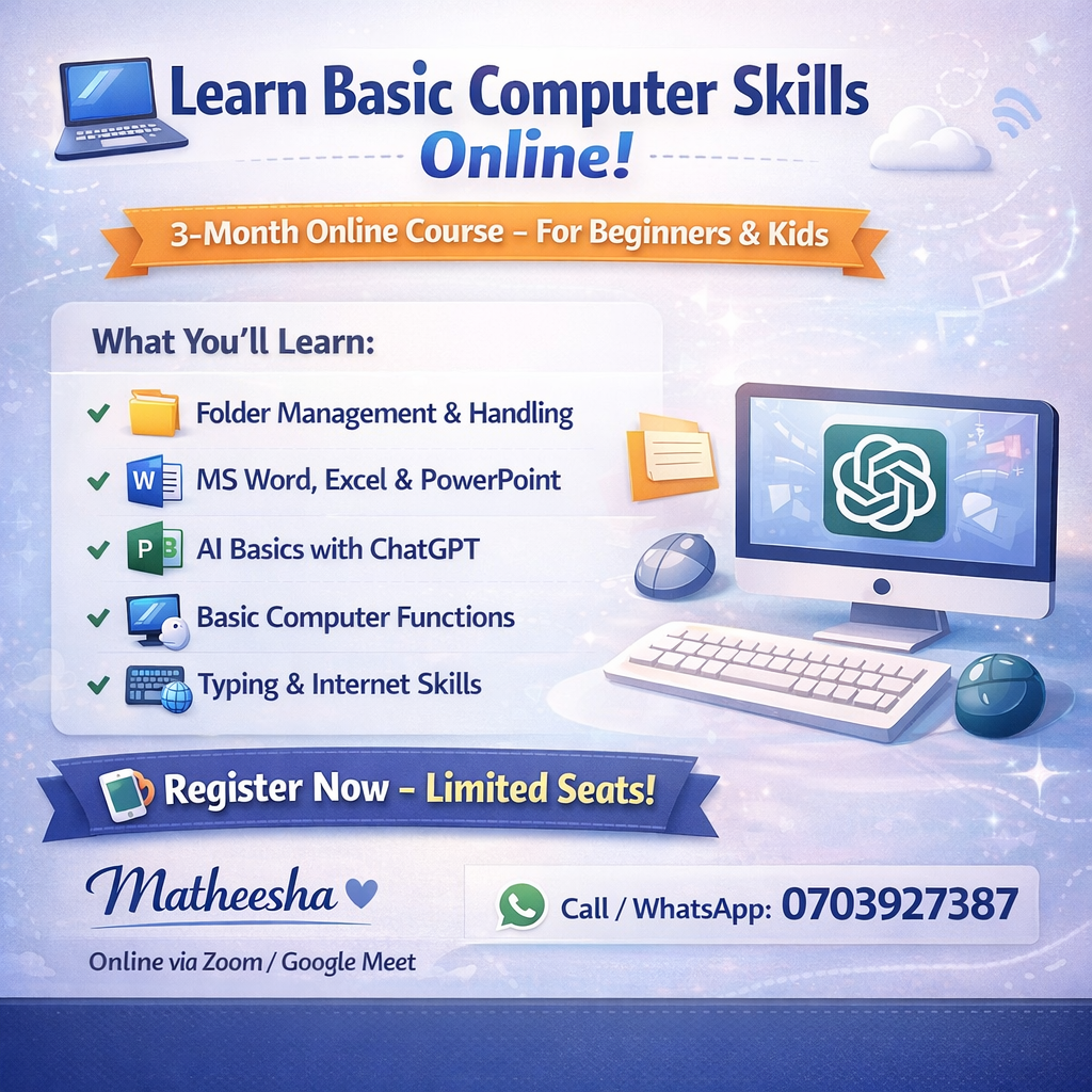 Basic IT for day to day life