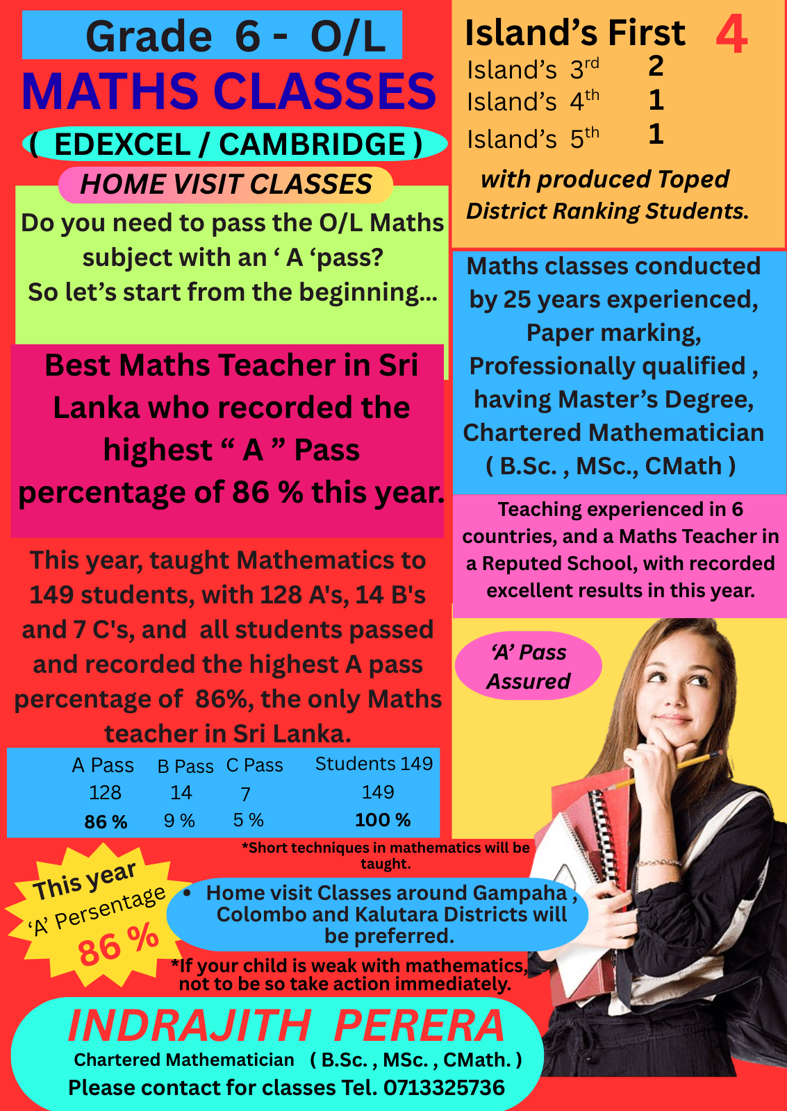 EDEXCEL / CAMBRIDGE  MATHS  CLASSES