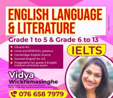 British qualified English teacher with 24 years' teaching experience in England and in Sri Lanka.