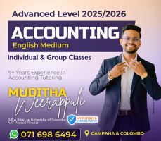 A/L Accounting Sinhala Medium & English Medium