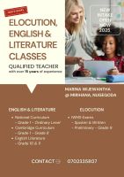 English/Elocution/English Literature Classes