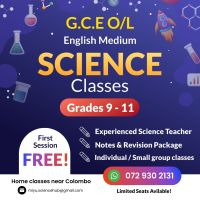 O/L Science | English Medium